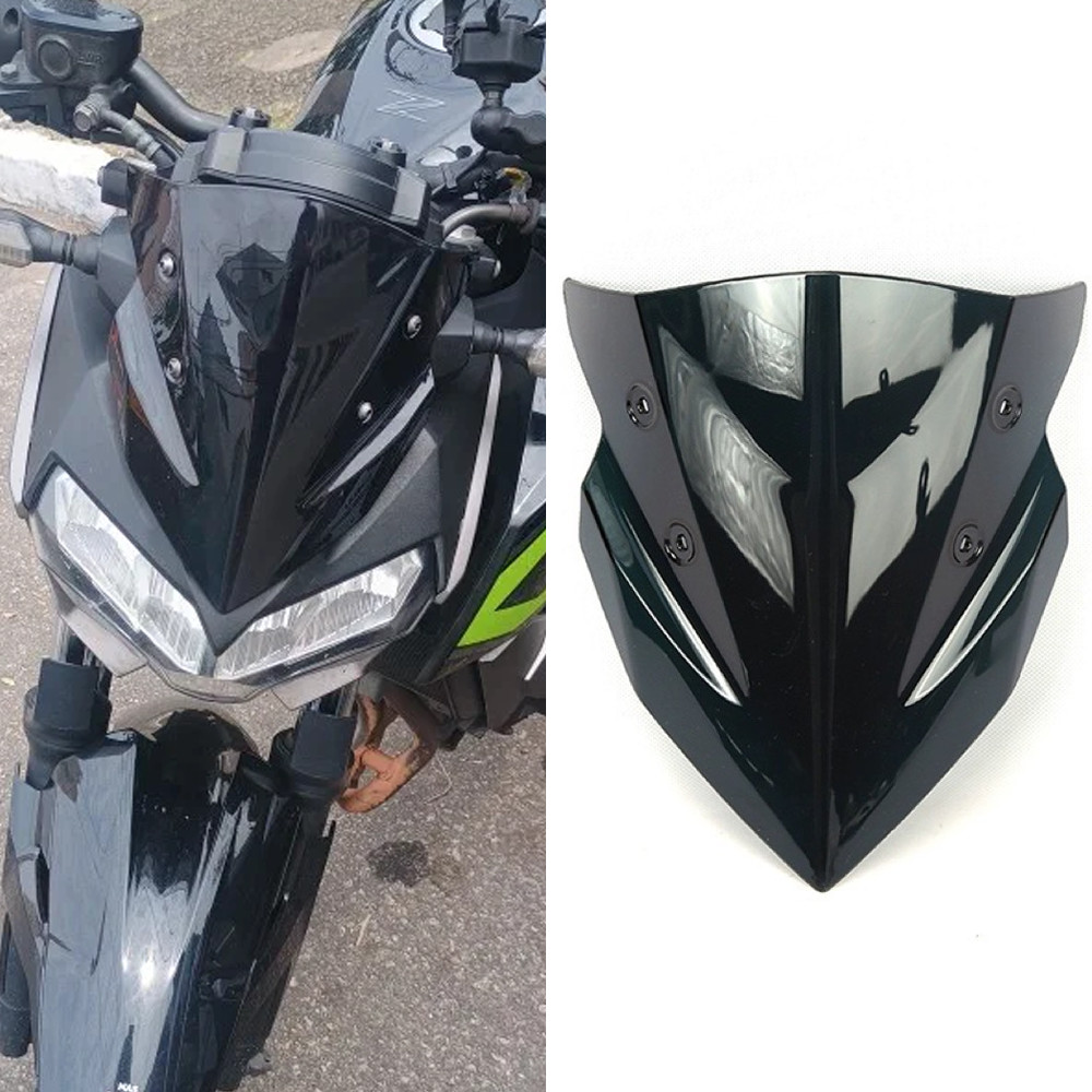 Z 400 รถจักรยานยนต์กระจกกระจก Wind Shield Protector Air Deflector สําหรับ Kawasaki Z400 2018-2022 20