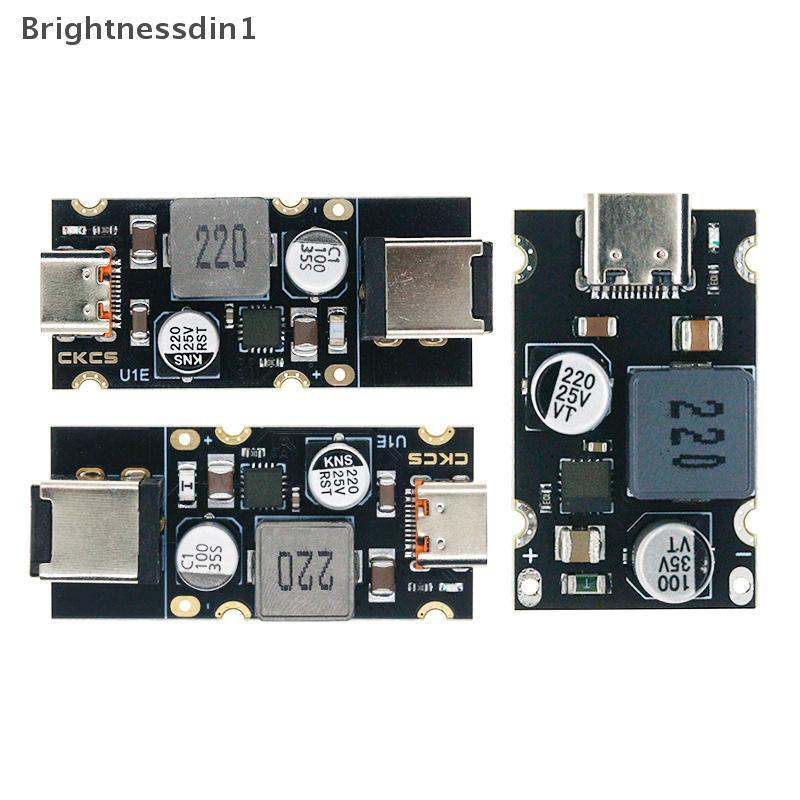 [Brightnessdin] PD65W Fast Charging อะแดปเตอร์โมดูล Type-C อินเทอร์เฟซ USB รองรับ PD3.1 QC3.0 SCP PP