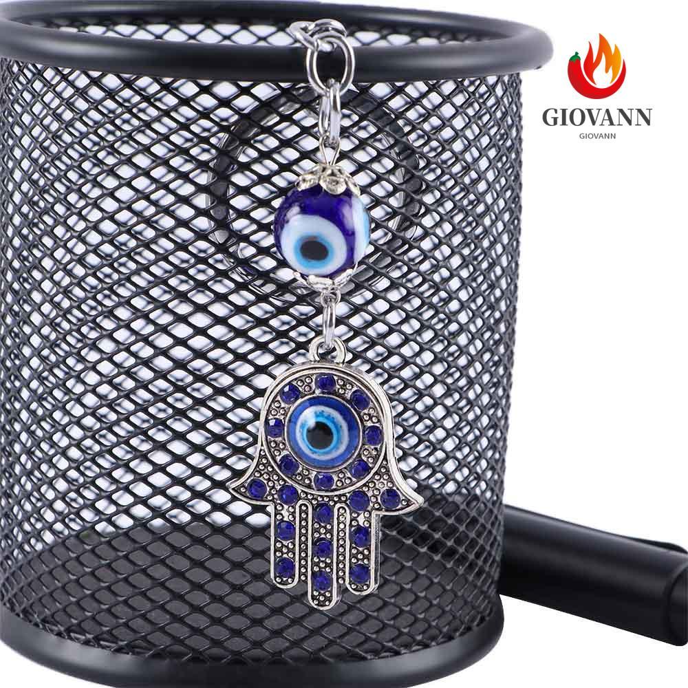 GIOVANNI Fatima Hand จี้เครื่องประดับพวงกุญแจรถ Key Holder Good Luck Amulet Evil Eye