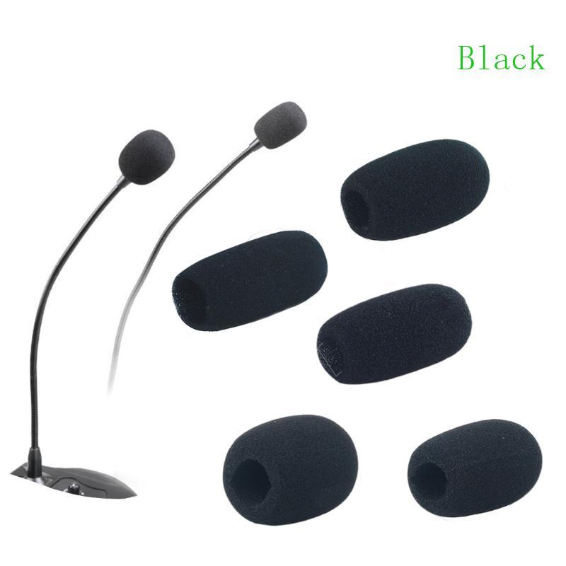 BLACK Studio Mic Foam Covers Mic Windshields Professional Voice Isolation Accessories