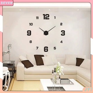 [Stok] Stiker Dinding DIY Kreatif Dan Modis / Jam Dinding Besar 3D Modern / Jam Hiasan Dinding
