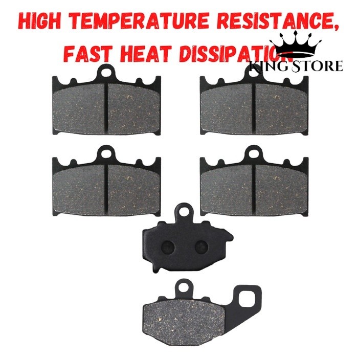 ผ้าเบรคสําหรับ Kawasaki ZR400 ZR 400 Zephyr 97-01 ZZR400 ZZR600 ZZR 600 รถจักรยานยนต์