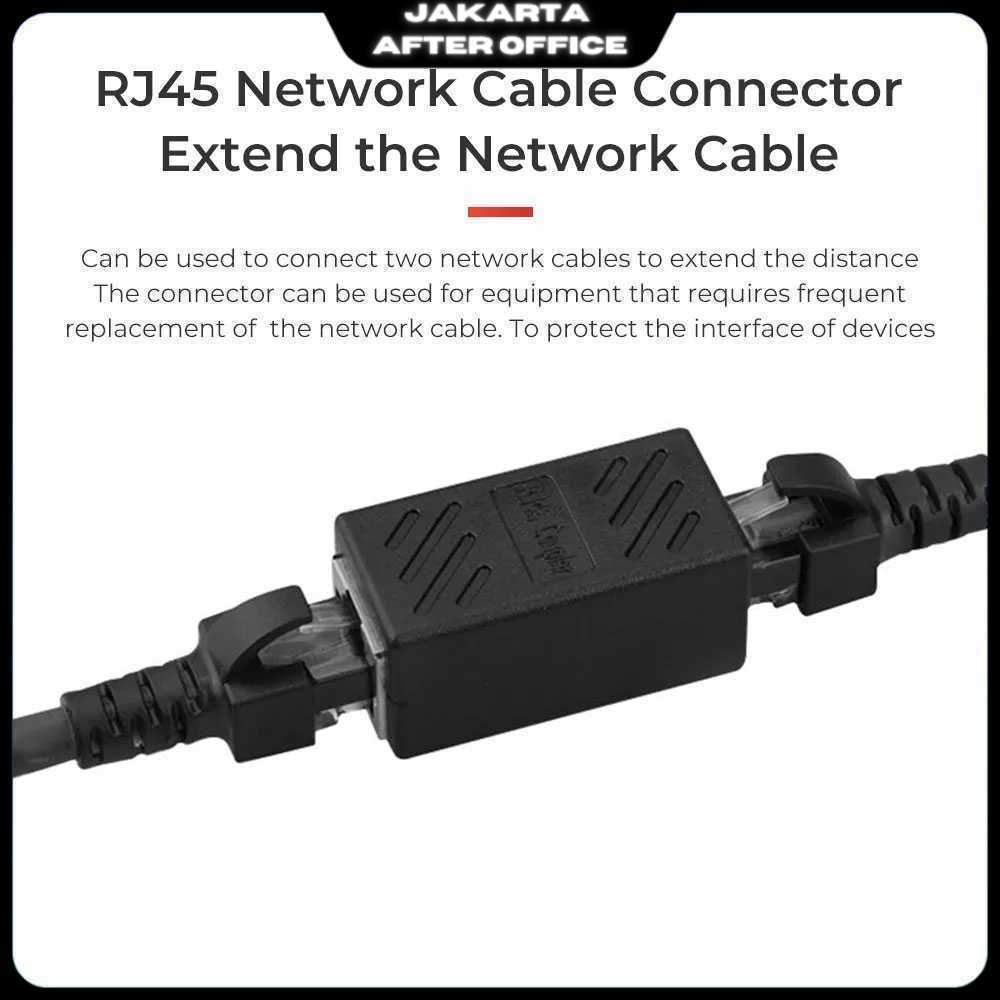 RJ45 Female to Female Cat 15A16A LAN Extension Adapter Connector