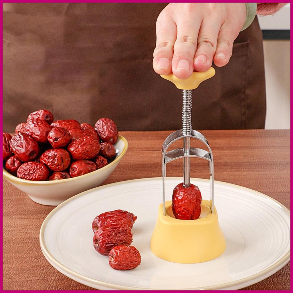 Cherry Stoner Remover Red Dates Pitting Remover Gadgets ครัวพุทรา Pitter Olive Stoner Pitting เครื่อ