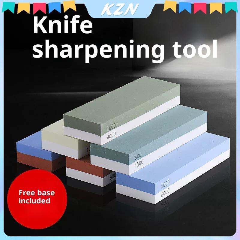 [kzn] 400/1000/3000/4000/8000 Grit Whetstone Sharpening 2 Side Carbon Steel Sharpener Chisel Honing 