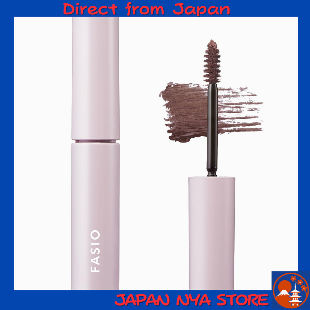 FASIO Eyebrow Mascara 04 Pink Brown 4g กันน้ำ (Waterproof) สำหรับคิ้วเรียงเส้นสวย สีติดทนนาน ไม่เลอะระหว่างวัน  【ส่งตรงจากญี่ปุ่น】