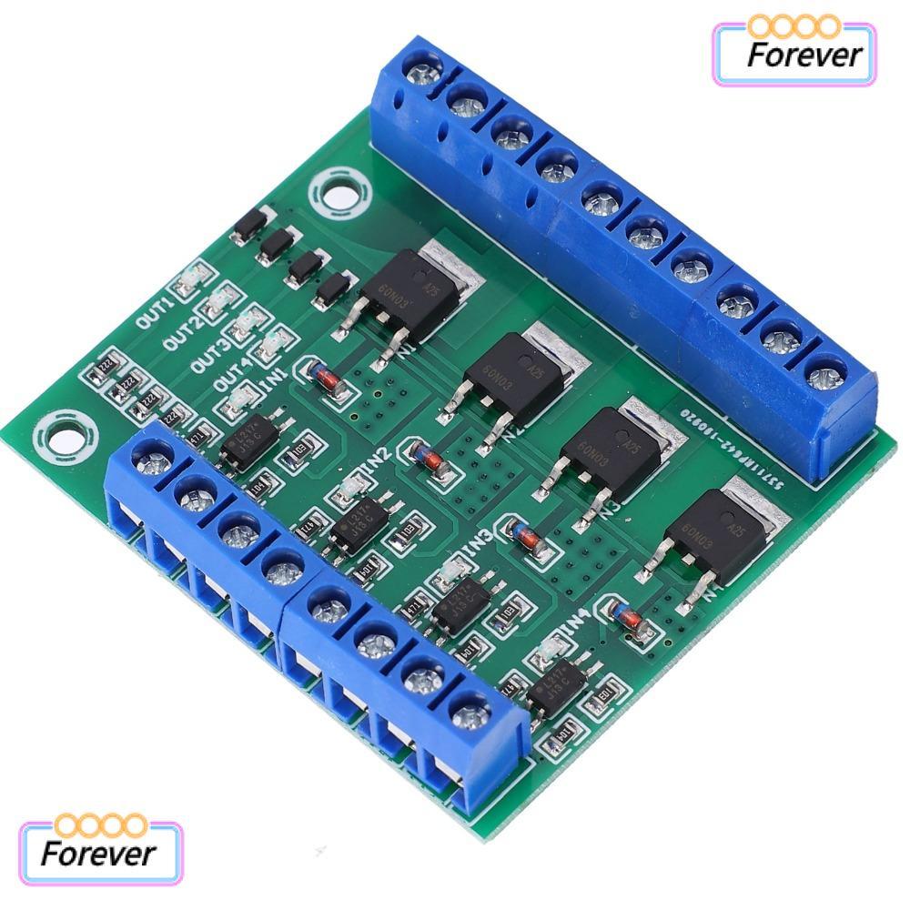 FOREVER Field Effect Tube Module, PWM 3-20V 4-Channel 4‐Way MOS Tube Module, Electronic Circuit YYNM