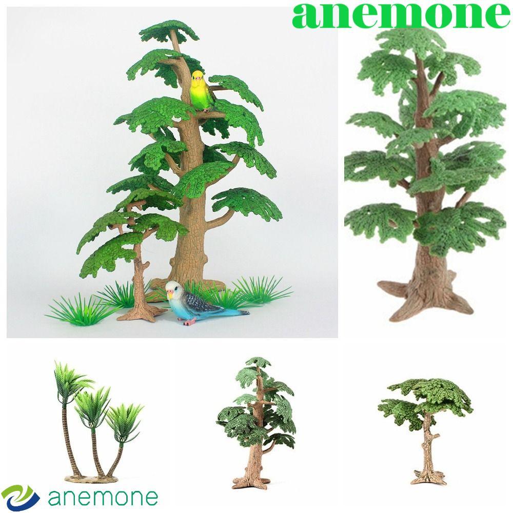 ANEMONE จําลอง Cypress, Cypress Pine Trees Coconut Tree, DIY Vivid Mini พลาสติก Landscape Tree รุ่น 
