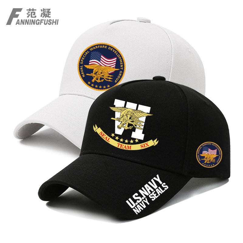 Navy Seals Navy SEALS ทหารอุปกรณ์ต่อพ่วงกีฬาพัดลมอเนกประสงค์กลางแจ้ง sun protection เบสบอลหมวกเป็ดลิ