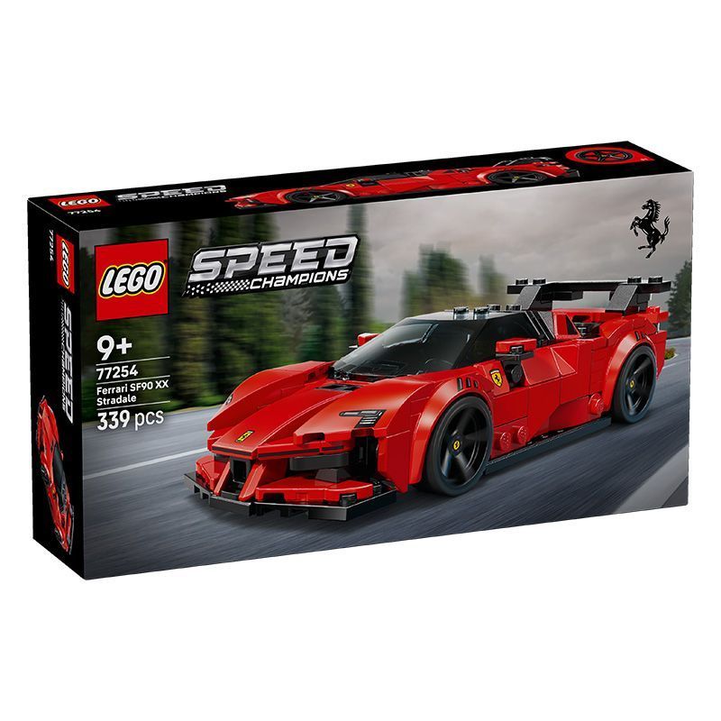 LEGO LEGO Super Racing Series 77254 Ferrari SF90 XX Stadale รถสปอร์ตของเล่นบล็อกตัวต่อ