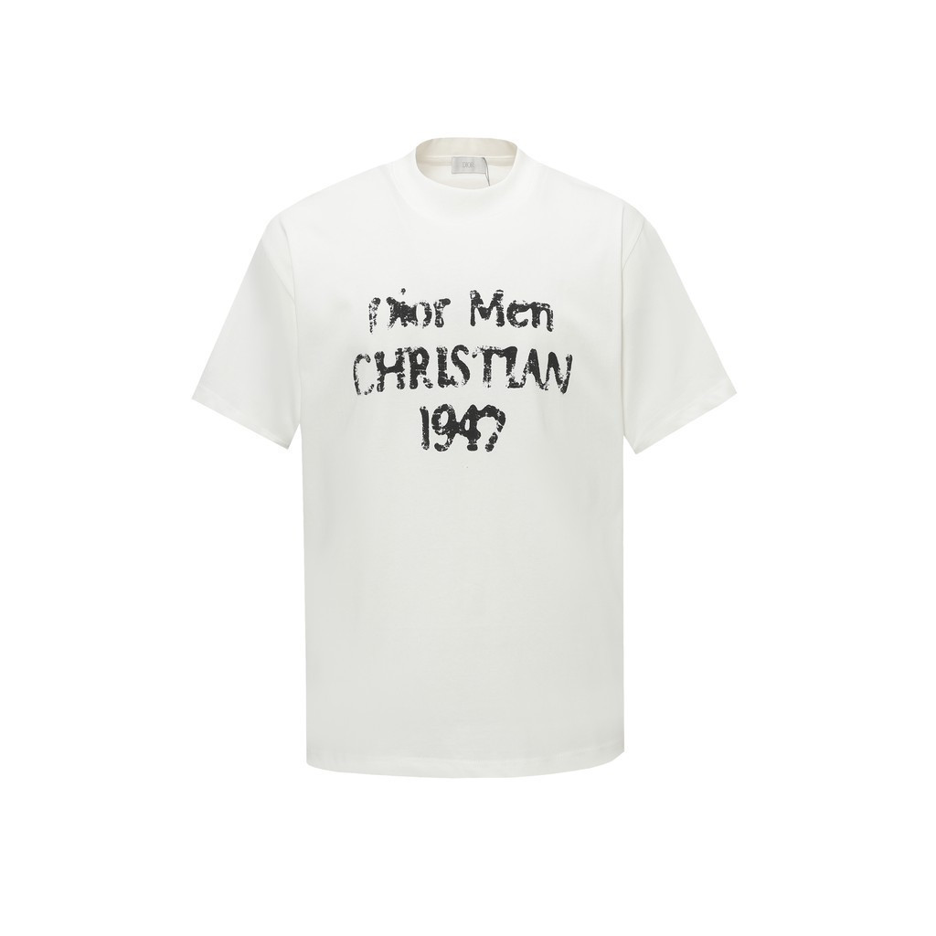 D * IOR2026 Star คลาสสิกรอบคอแขนสั้นเสื้อยืดผู้ชายผู้หญิงสไตล์ Breathable Bottoming ภายในหลวมฤดูร้อน