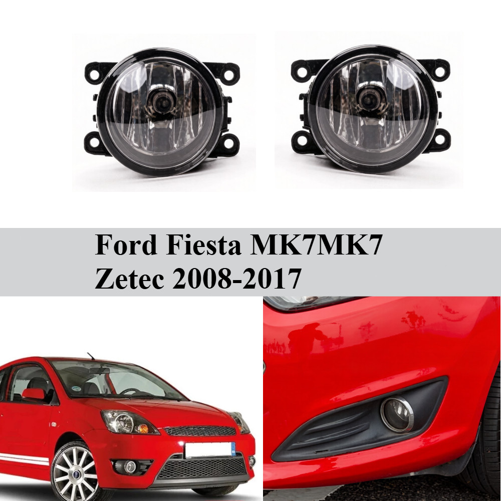 โคมไฟหมอกกันชนด้านหน้าพร้อมหลอดไฟสำหรับ Ford Fiesta MK7MK7 Zetec 2008-2017 Nissan Sentra Honda CR-V