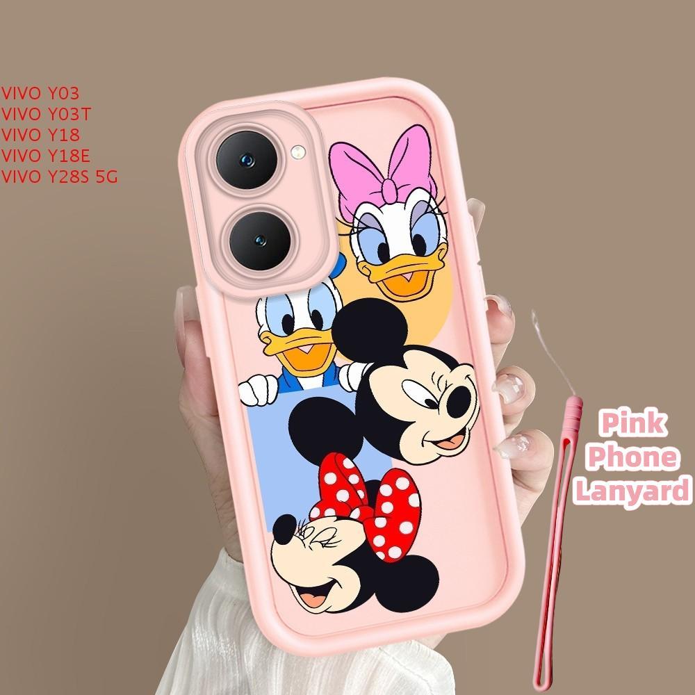 VIVO Y03 Y03T Y18 Y18E Y28S 5G เคส Cute เคสวีโว่ เคสโทรศัพท์ TY T31974