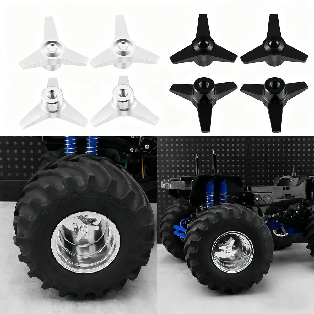 ชิ้นส่วน RC Tamiya Clod Buster 1/10 | อลูมิเนียมอัลลอยด์ 4 ชิ้น/เซ็ตล้อสกรูถั่ว
