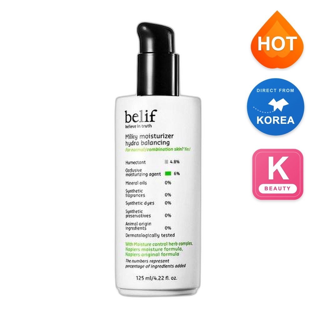 [Belif] Milky Moisturizer hydra balancing 125ml / Korean Milky Moisturizer / สูตรบางเบา โดย SeoulGro
