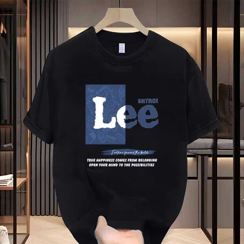 เสื้อยืดแขนสั้นผ้าฝ้ายสไตล์ลำลองสำหรับผู้ชาย เหมาะสำหรับฤดูใบไม้ผลิและฤดูร้อน