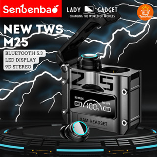 Senbenbao M25 หูฟังขนาดเล็กกันน้ํา TWS หูฟังไร้สายบลูทูธ 5.4…