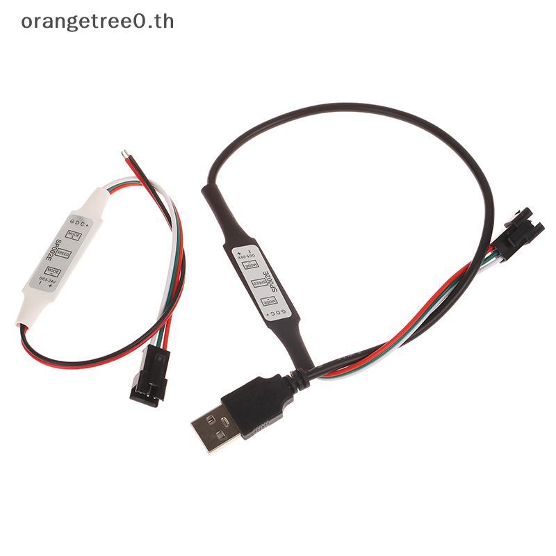 หรือ Mini WS2812B WS2811 Controller สําหรับพิกเซล LED Strip Light USB 3 คีย์ WS2812 ไฟ LED Strip SP6