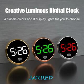 JARRED นาฬิกาแดชบอร์ดรถ, Touch-Activated Mini Digital Clock,…