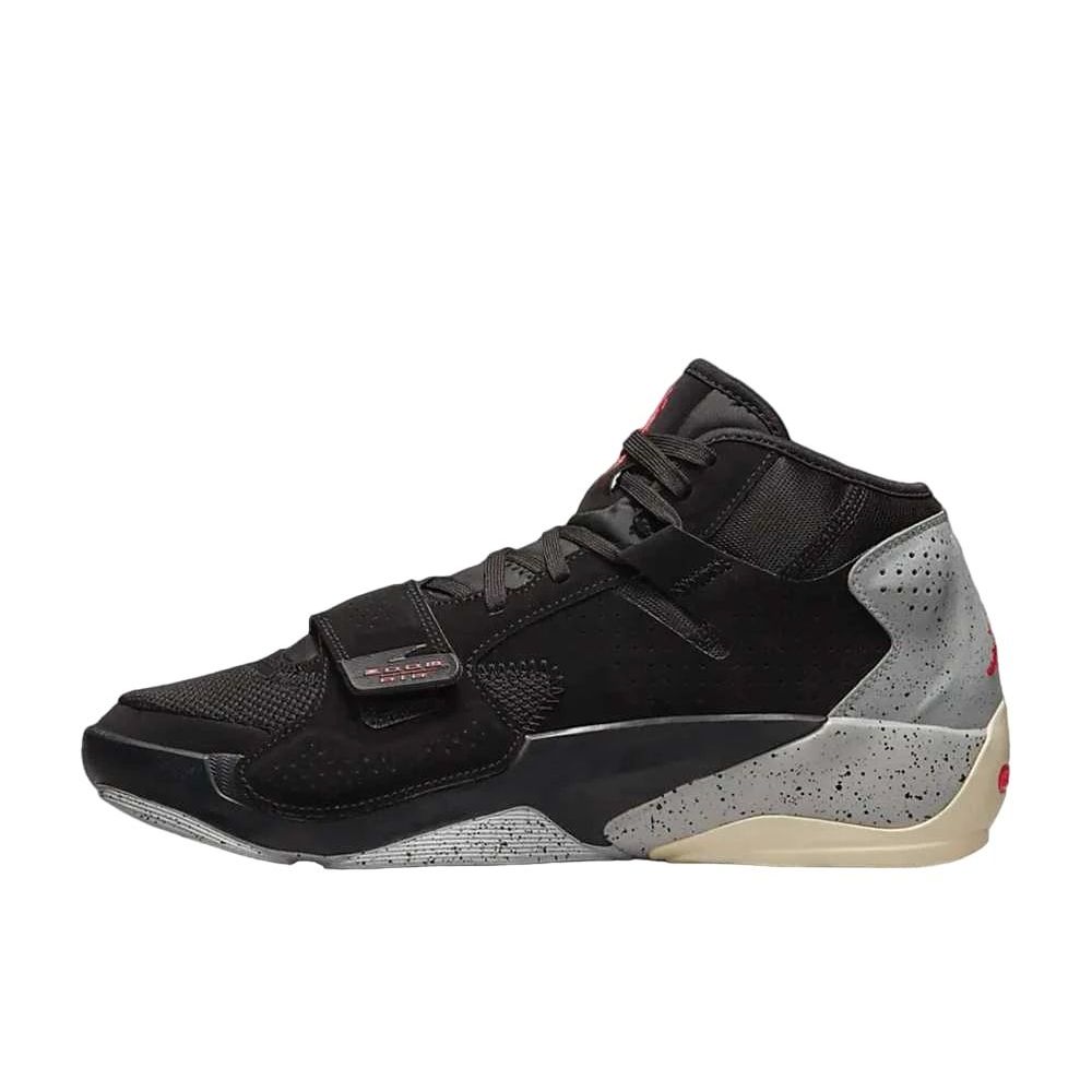 Jordan Zion 2 BlackBlackLight Smoke GraySiren Red Unused