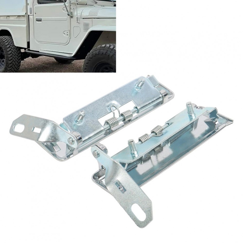 คู่ Chrome มือจับประตูด้านนอกสําหรับ Land Cruiser FJ40 BJ40 BJ42 FJ45 HJ45 HJ47