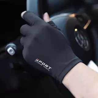 [SWTD] Anti-UV ผู้ชายผู้หญิงถุงมือตกปลา Antiskid ฤดูใบไม้ผลิ Breathable ขี่จักรยานถุงมือกีฬาตกปลา null