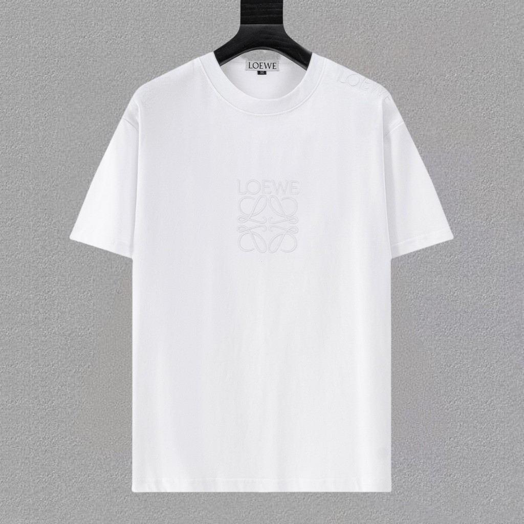 Loew & e2026 Star คลาสสิกรอบคอแขนสั้นเสื้อยืดผู้ชายผู้หญิงสไตล์ Letter Niche กีฬาอินเทรนด์แขนสั้น Ca