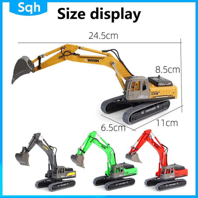 Br Inertia Excavator Model Engineering Vehicle Children Toy Gift ywr
