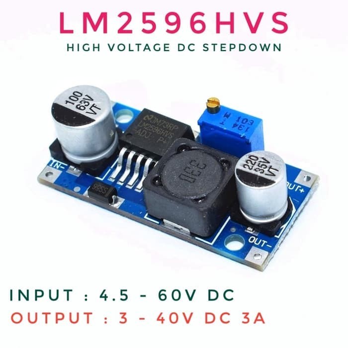 LM2596HVS LM2596HV DC Stepdown แรงดันสูงปรับได้ 4.5-60v DC Buck [CE]