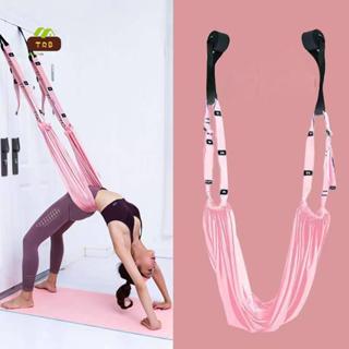 สายรัดโยคะทางอากาศแบบปรับได้ Handstand Inverted Rope Elastic…