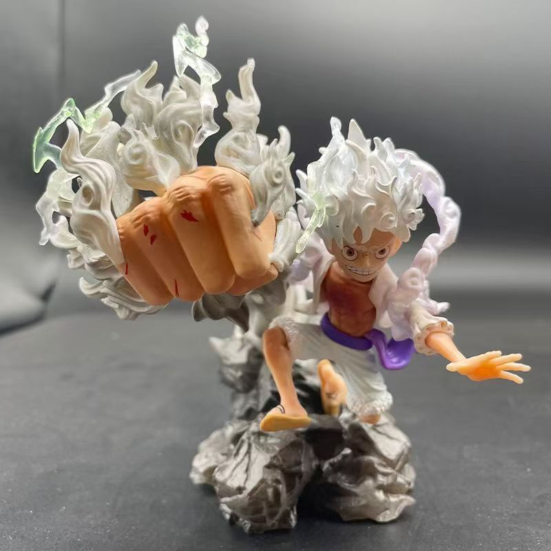 One Piece Fifth Gear Nika Fist Luffy Sun God Nika รุ่น Q GK อะนิเมะตกแต่งของขวัญรูป 3.21
