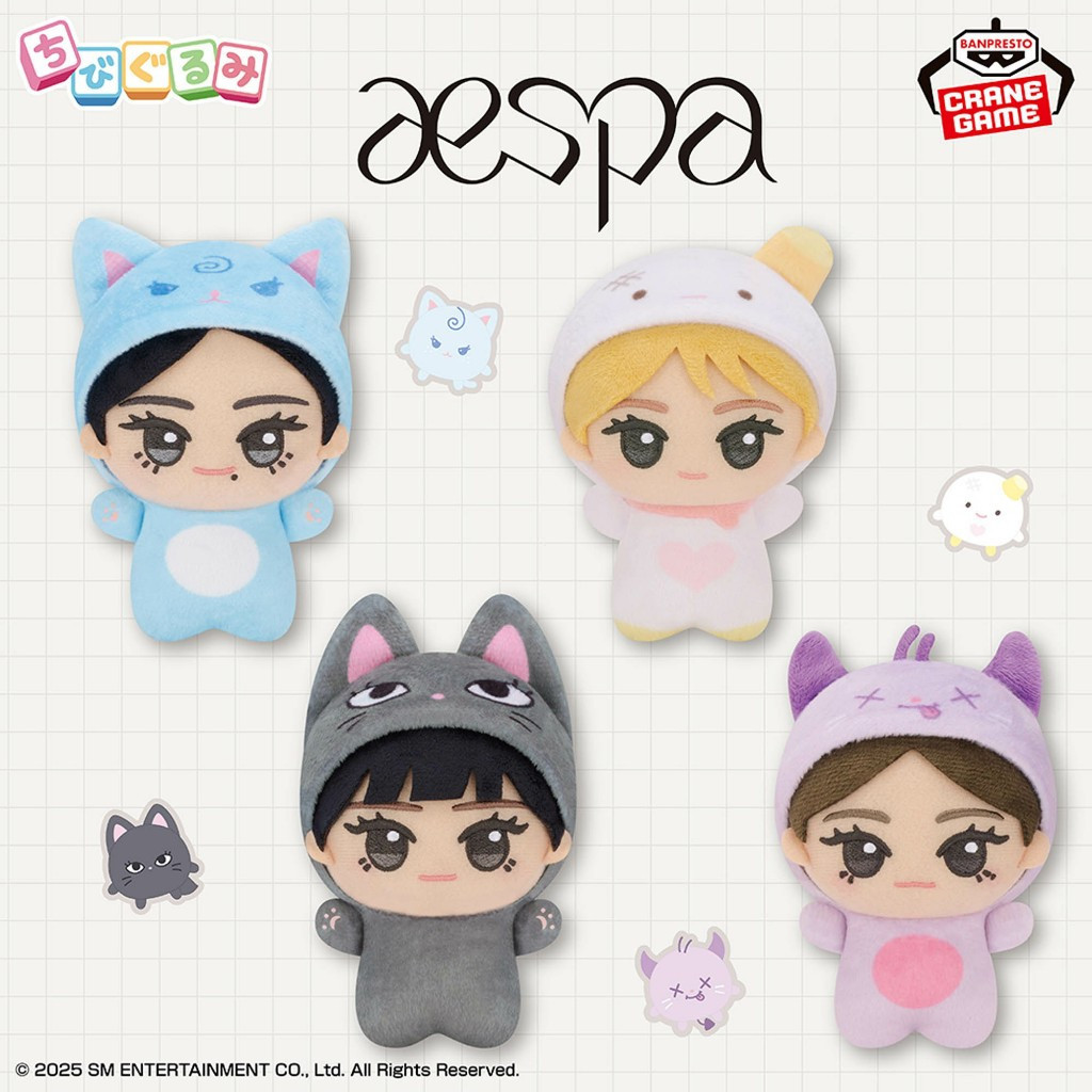 🧸（Pre-order）[Pre-order] aespa - ตุ๊กตา Chibigurumi ～  Character costumes