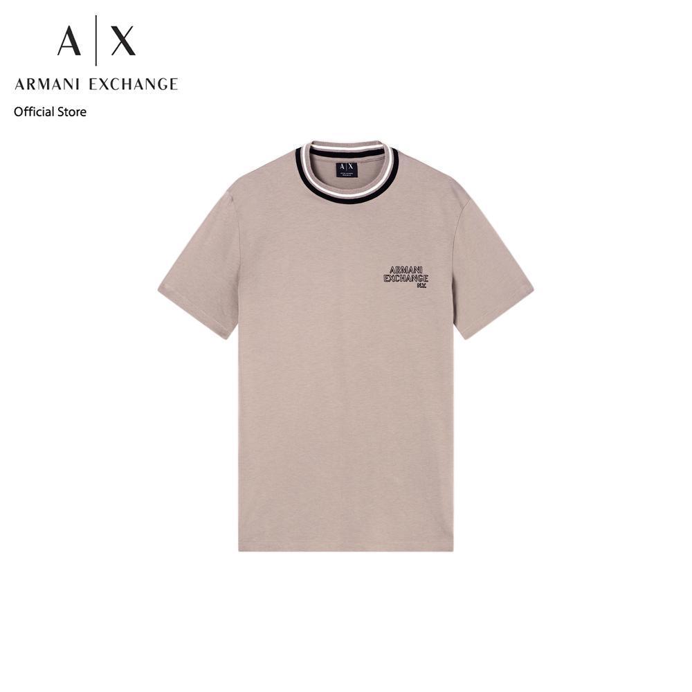 Armani Exchange เสื้อยืด รุ่น XM001795-AF10361-U6107-สีน้ำตาล
