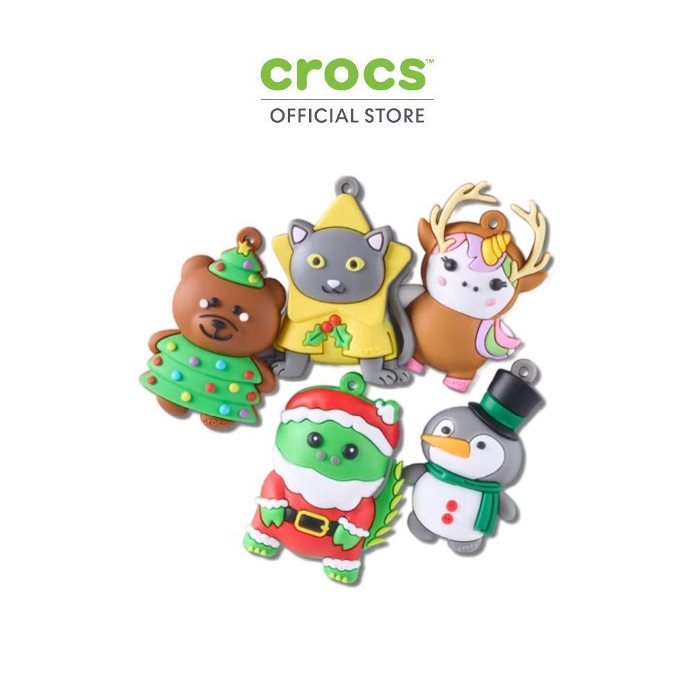 CROCS ตัวติดรองเท้า JIBBITZ™ ANIMAL ORNAMENTS 5 PACK รุ่น 10016543 Multicolor