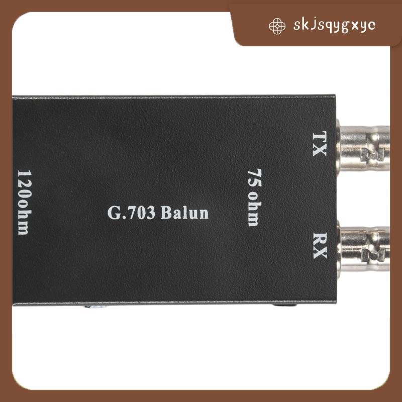 skjsqygxyc2.048Mbps G703 Coaxial BNC to RJ45 Transmitter E1 Converter Balance to Unbalance 75 Ohm to