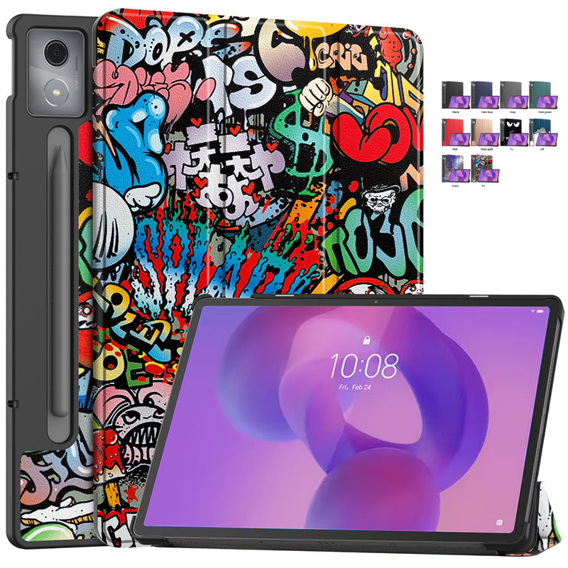 สําหรับ Lenovo Idea Tab Pro กรณี 12.7 "สมาร์ทแม่เหล็กหนังทาสีสําหรับ Lenovo Idea Tab Pro 12.7 2025 T