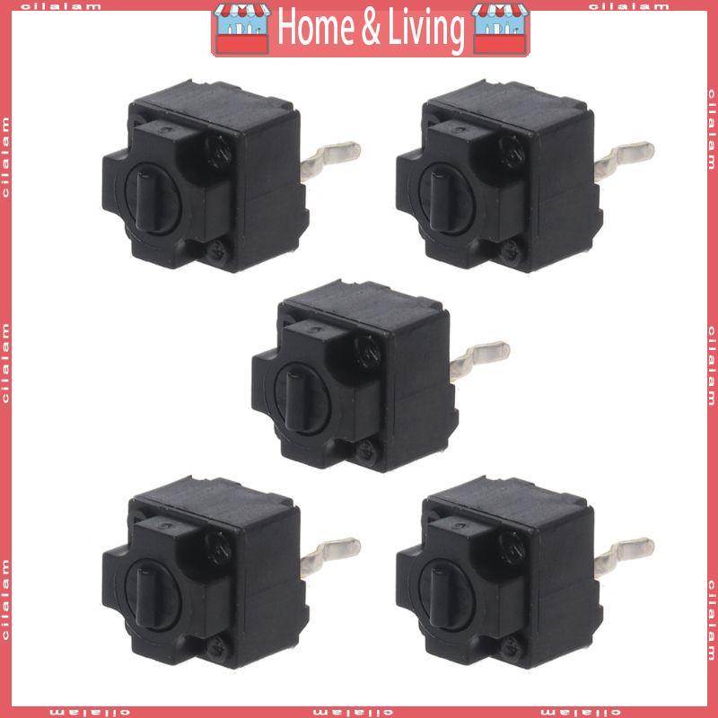 CI 5 ชิ้นสแควร์เมาส์ไมโครสวิทช์ EVQP0E07K สําหรับ Deathadder NAGA สําหรับ IO1 1 G500 G700 เมาส์ไมโคร