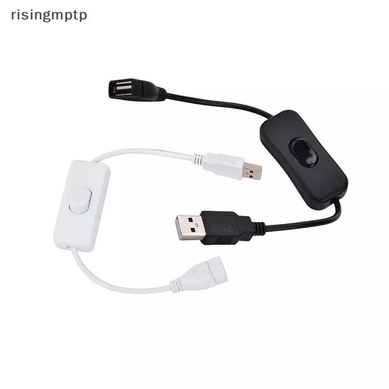 Risingmptp] สาย USB พร้อมตัวควบคุมพลังงานสวิตช์สําหรับ Raspberry Pi Arduino USB On Off Toggle ใหม่
