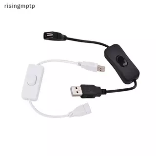 Risingmptp] สาย USB พร้อมตัวควบคุมพลังงานสวิตช์สําหรับ Raspberry Pi Arduino USB On Off Toggle ใหม่
