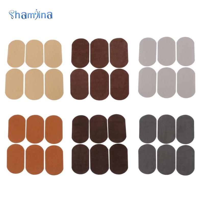 [Shamjina] 6 ชิ้นแพทช์หนังนิ่มซ่อม Applique 18x11 ซม.สําหรับแจ็คเก็ตลงแจ็คเก็ตกางเกงยีนส์