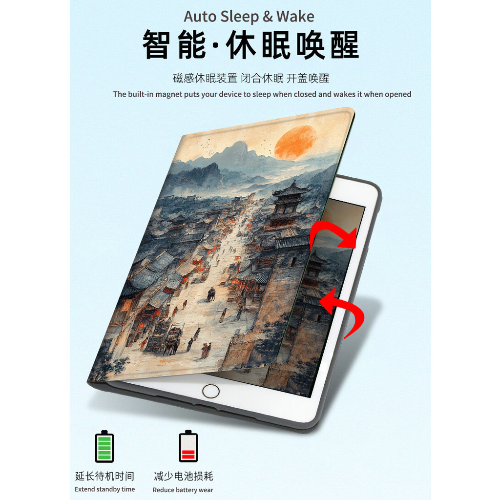 สำหรับ IPAD AIR 8 7 6 5 4 3 1 กรณี 2gen A19 pro 11 M2 M3 M4 M5 mini6 mini A17pro 10.9 10.2 A16 12.9 กรณี 13 นิ้ว iPad5 ipad6 ipad7 ipad8 ipad9 ipad 10 A16 A18 ipad12 Air11 AIR13 PRO 12.9 11 กรณีที่มีปากกาช่อง 360 ° หมุนขานฝาครอบคลุมป้องกันการตกเปลือกแบน ราคา ถูกที่สุด ดีลบีเคเค แกลเลอรีภาพที่ 8