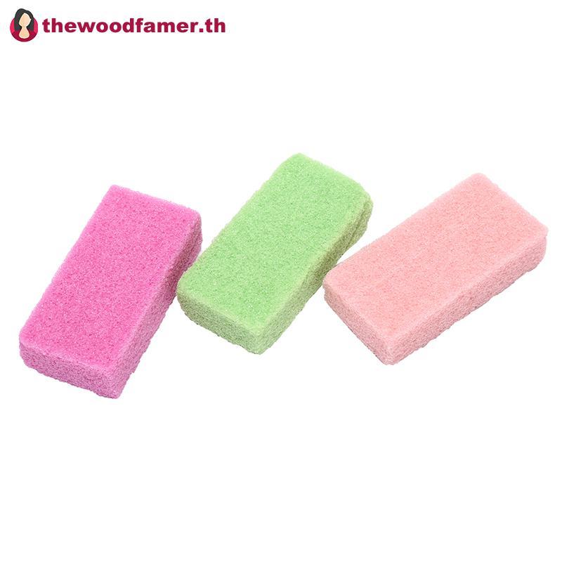 Well หินภูเขาไฟฟองน้ํา Exfoliate Foot Care ลบ Hard Dead Skin Feet Rasp TH