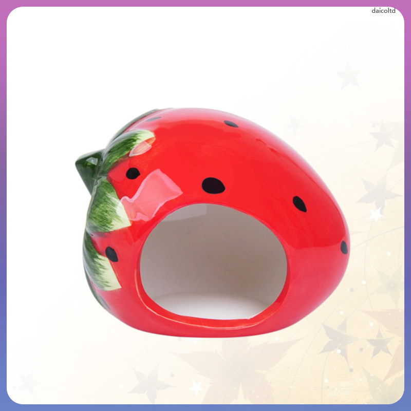 รูปร่างสัตว์เลี้ยงธีมการ์ตูนหนูแฮมสเตอร์ House Hideout เซรามิค Habitat Decor ตลกผ้าปูที่นอน daicoltd