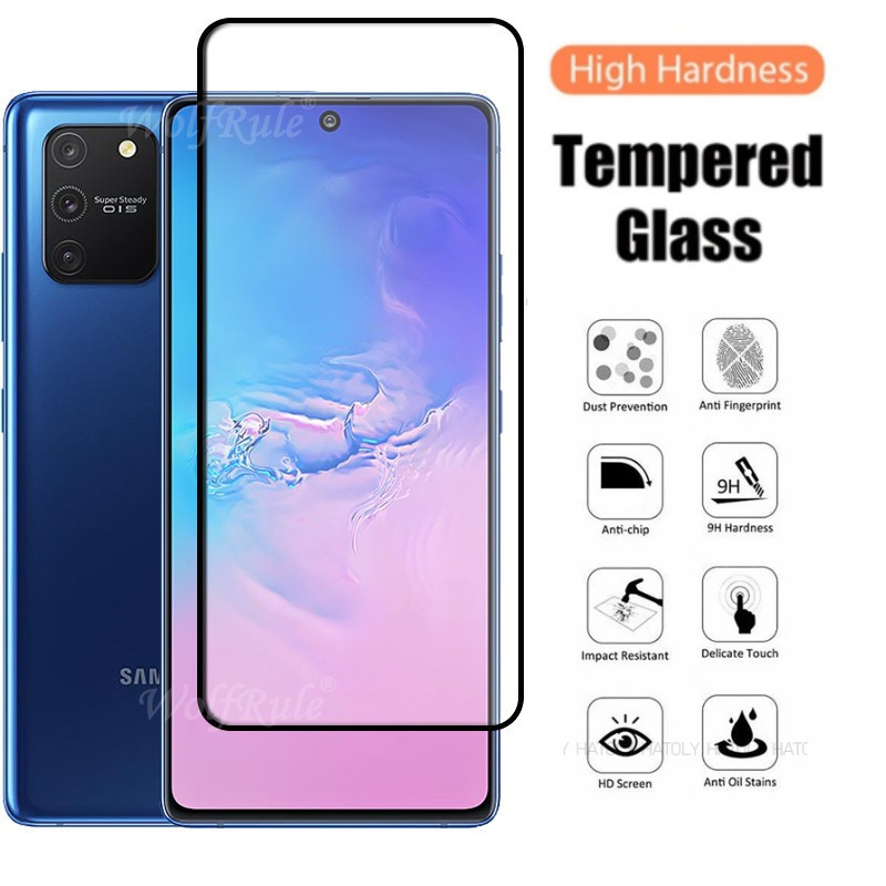 TEMPERED GLASS 5D 9D SAMSUNG S10 LITE FULL GLUE FULL COVER