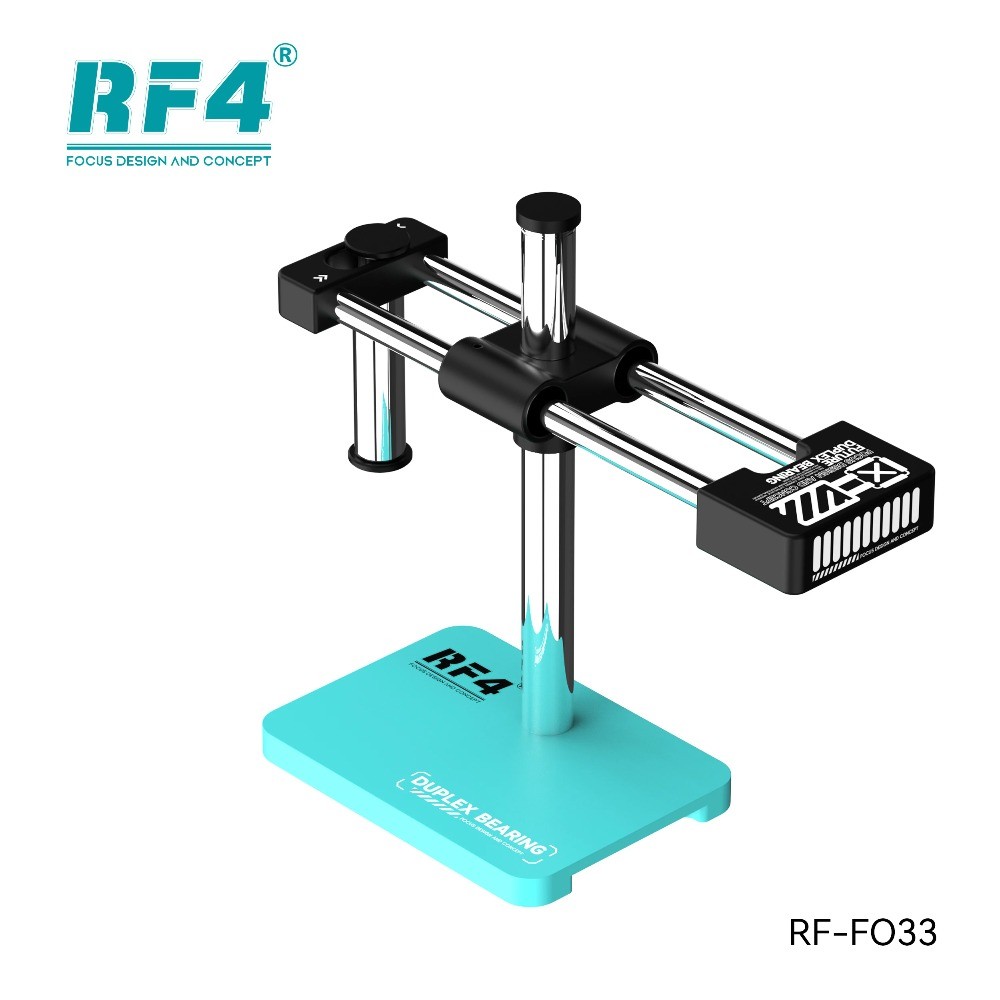กล้องจุลทรรศน์ RF4 รองรับ 360° การหมุนที่มั่นคงโดยไม่ต้อง Jitter การควบคุมที่แม่นยําของการทํางาน ฐาน