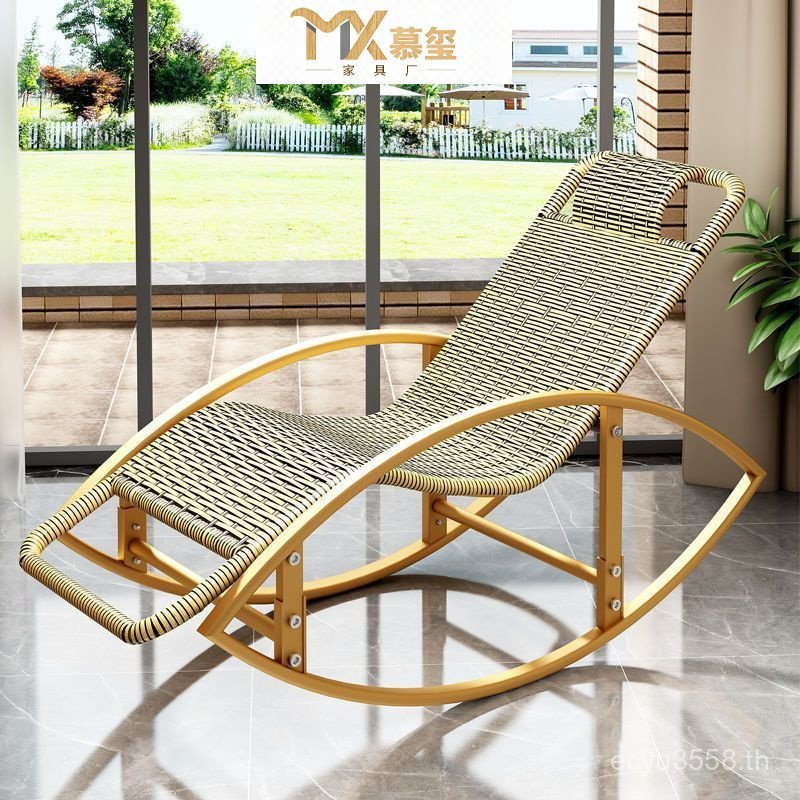 High-End ฤดูร้อน Arhat Recliner Nap Arhat พักผ่อนเก้าอี้โยก Courtyard เตียงผู้ใหญ่ Leisure กลางแจ้งร