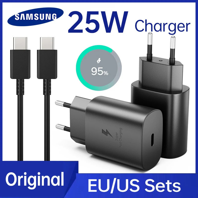 SAMSUNG 25W Charger 45W อะแดปเตอร์ PD Type C Super Fast Charging Samsung Galaxy S26 S25 S24 S23 S22 