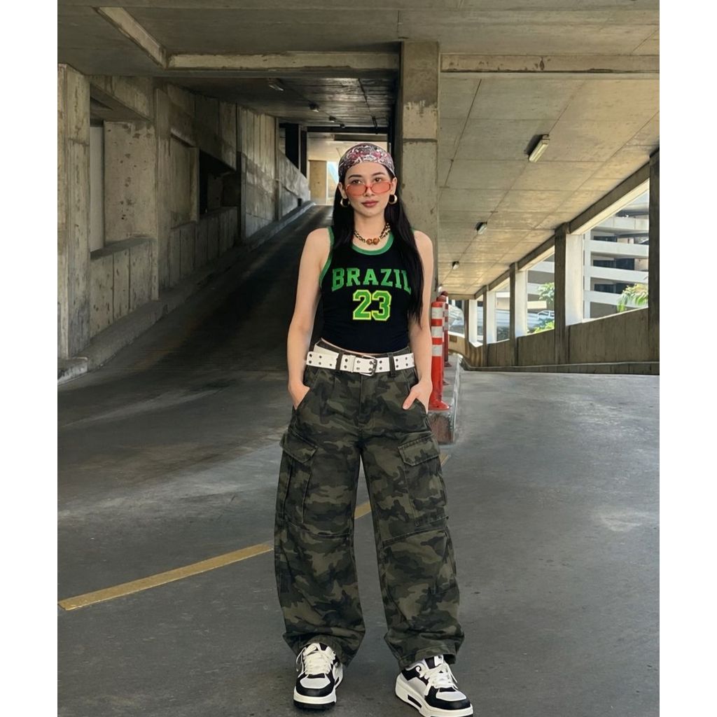 BAREL JEANS CARGO ARMY SB160108