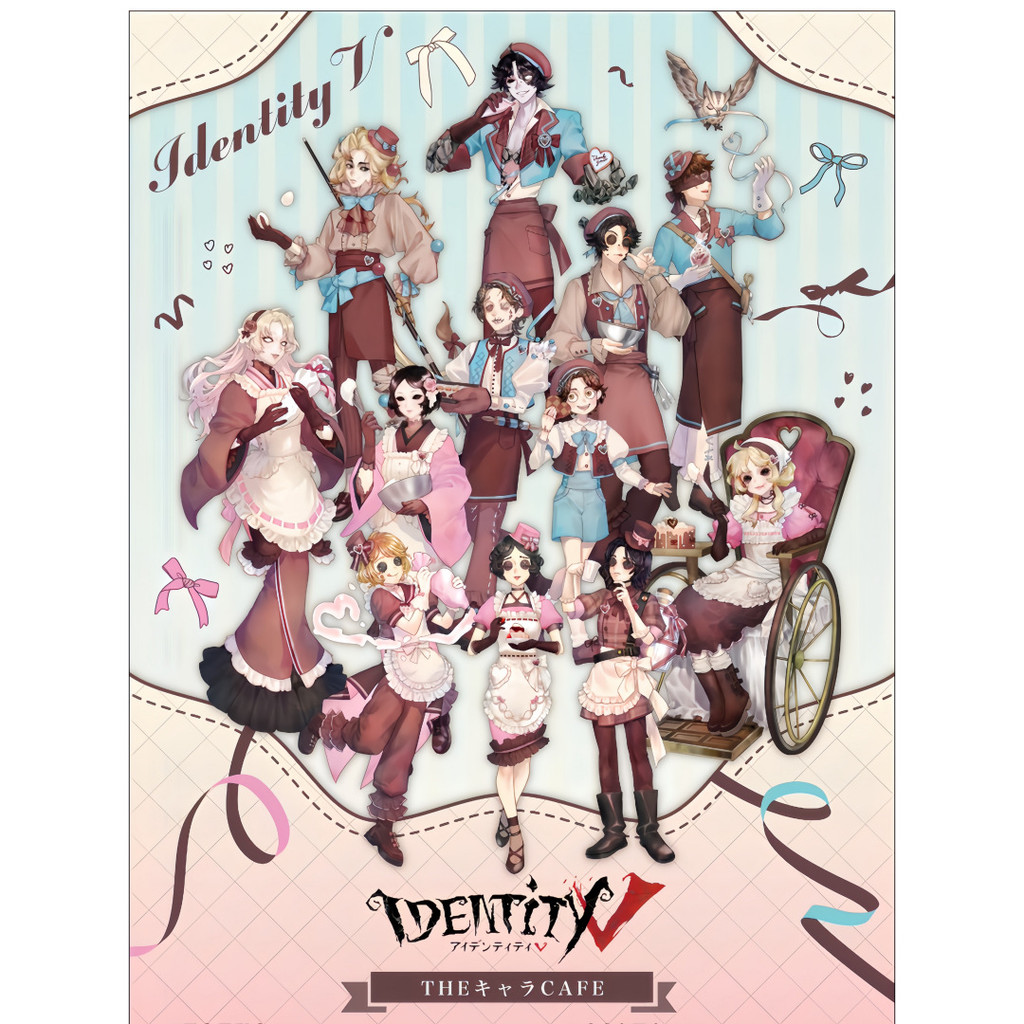 Identity V 2026 วันวาเลนไทน์ Cafe ขาตั้งอะคริลิคอะคริลิค Charm Tinplate Badge
