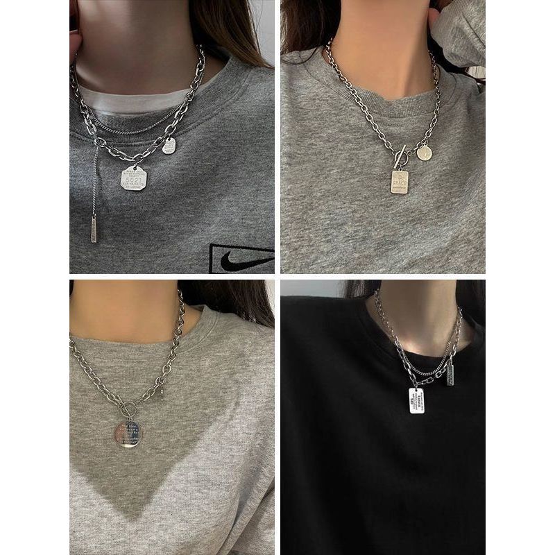 สร้อยคอแมว สร้อยเอว สร้อย สร้อยคอมuti-layer ออกแบบในสไตล์เกาหลี อินเทรนดี้สำหรับสาวๆ ดีไซน์เฉพาะตัว 